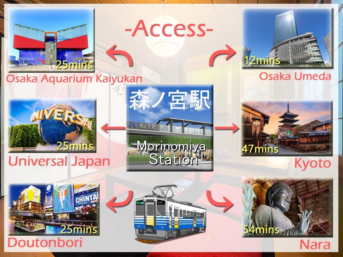 Guesthouse中道 Osaka Buitenkant foto